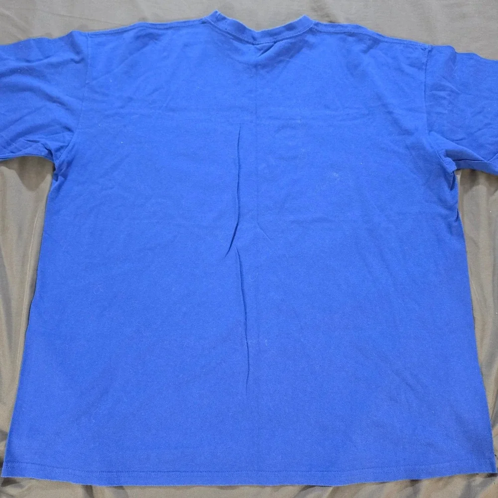 Nike Baller Coast to Coast Delivery Parody Graphic T-Shirt Blue Mens XXL Vtg Y2K